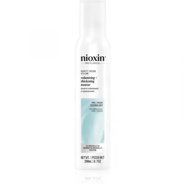 Nioxin Density Defend Styling Volumizing penové tužidlo pre objem vlasov 200 ml