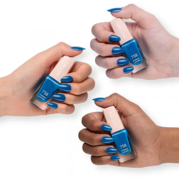 Notino Gel Effect Nail Polish lak na nechty s gélovým efektom 758 Iceberg Lagoon 10 ml