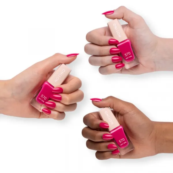 Notino Gel Effect Nail Polish lak na nechty s gélovým efektom 570 Hot Girl 10 ml
