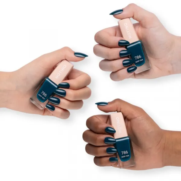 Notino Gel Effect Nail Polish lak na nechty s gélovým efektom 786 Deep Sea 10 ml