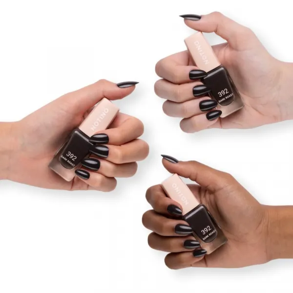 Notino Gel Effect Nail Polish lak na nechty s gélovým efektom 392 Dark Roast 10 ml