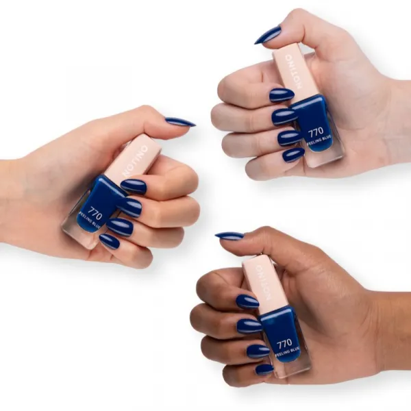 Notino Gel Effect Nail Polish lak na nechty s gélovým efektom 770 Feeling Blue 10 ml