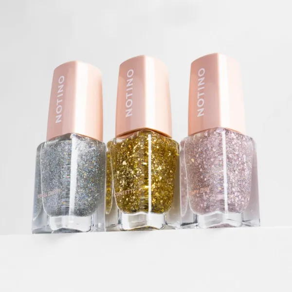 Notino Glitter Topper vrchný lak na nechty s trblietkami Spellcaster 10 ml