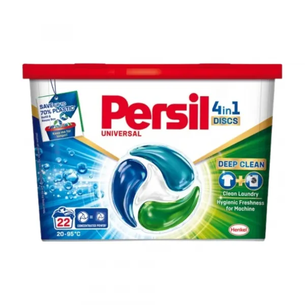 PERSIL Kapsuly na pranie 4 v 1 Discs Universal 22 pranie