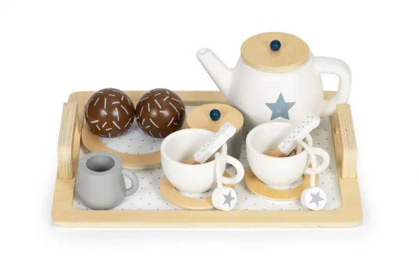 Dětská čajová sada TEA ECOTOYS 17 ks vícebarevná