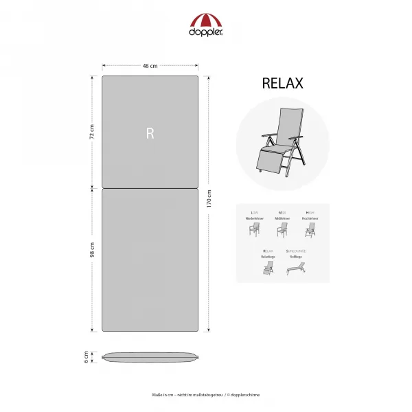 Doppler LIVING 6110 relax - poťah na relaxačné kreslo
