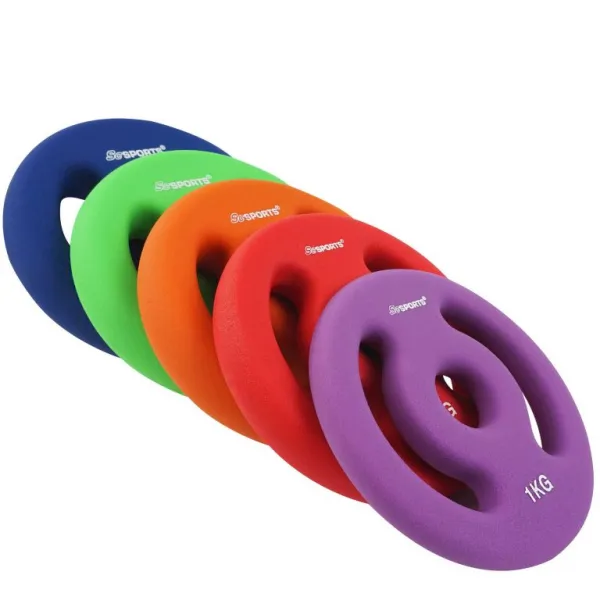 Sada liatinových diskov ScSPORTS, 2 x 1 kg