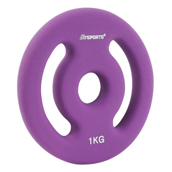 Sada liatinových diskov ScSPORTS, 2 x 1 kg