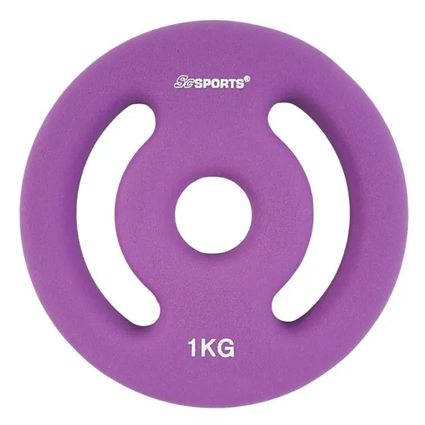 Sada liatinových diskov ScSPORTS, 2 x 1 kg