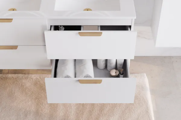 ArtCom Skrinka pod umývadlo ASTER WHITE 82-60-46-2S | 60 cm