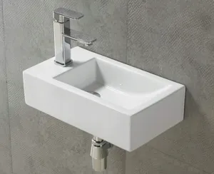 Szynaka Keramické umývadlo NANCY | biely lesk 45x25 cm