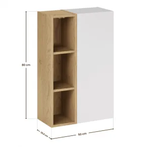 ArtCom Závesná skrinka ASTER WHITE ASG SP/UR 20x80 cm