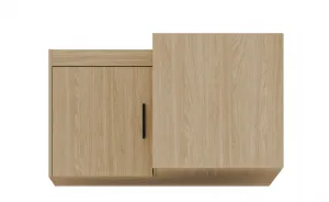 ArtLemp Rohový nadstavec ku šatníkovej skrini ELLEN 2D | dub olejovaný