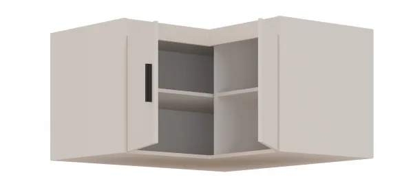 ArtLemp Rohový nadstavec ku šatníkovej skrini ELLEN 2D | pieskovo béžová