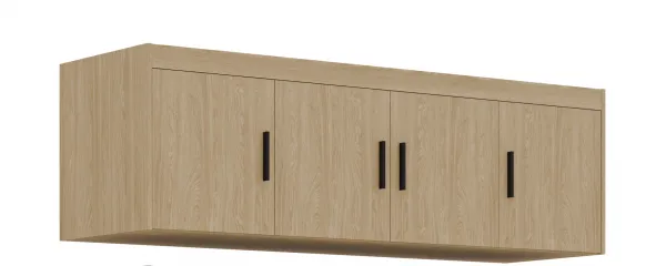 ArtLemp Nadstavec na šatníkovú skriňu ELLEN 4D | dub olejovaný