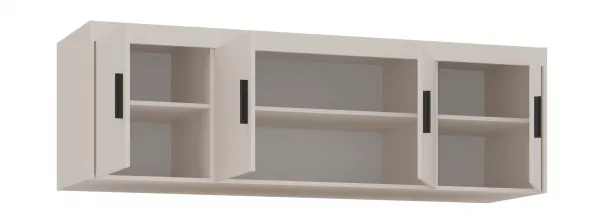 ArtLemp Nadstavec na šatníkovú skriňu ELLEN 4D | pieskovo béžová