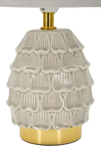 Mauro Ferretti Stolní lampa Pigny 30,5 cm šedá