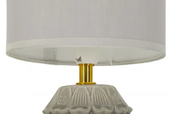 Mauro Ferretti Stolní lampa Pigny 30,5 cm šedá