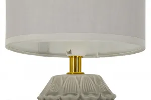 Mauro Ferretti Stolní lampa Pigny 30,5 cm šedá