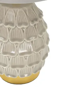 Mauro Ferretti Stolní lampa Pigny 30,5 cm šedá