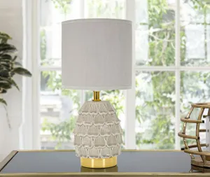 Mauro Ferretti Stolní lampa Pigny 30,5 cm šedá