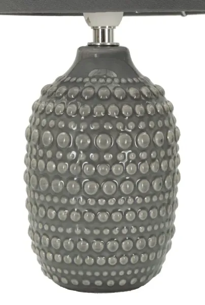 Mauro Ferretti Stolní lampa Points 30,5 cm šedá