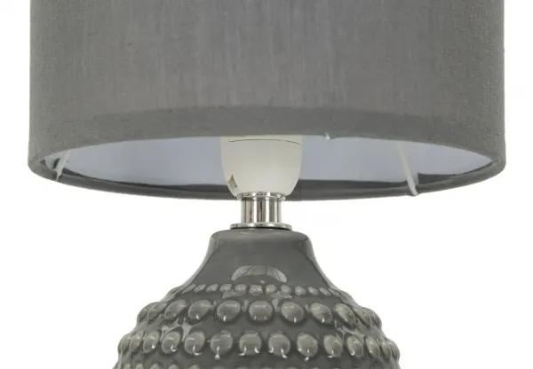 Mauro Ferretti Stolní lampa Points 30,5 cm šedá