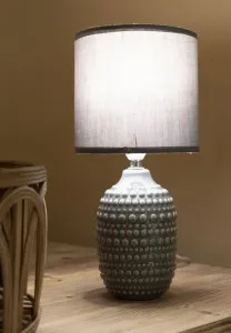 Mauro Ferretti Stolní lampa Points 30,5 cm šedá