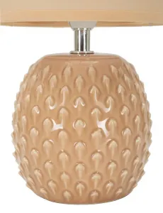 Mauro Ferretti Stolní lampa Pontus 27 cm broskvová