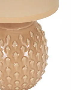 Mauro Ferretti Stolní lampa Pontus 27 cm broskvová