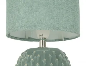 Mauro Ferretti Stolní lampa Pontus 27 cm tyrkysová