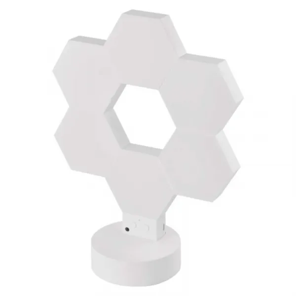 EMOS Stolní LED lampa GoSmart Hexagon 6 dílů vícebarevná/bílá
