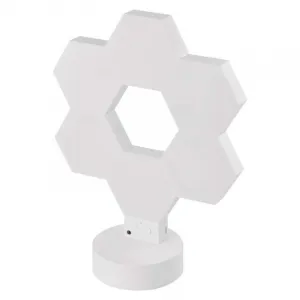EMOS Stolní LED lampa GoSmart Hexagon 6 dílů vícebarevná/bílá