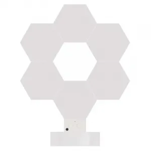 EMOS Stolní LED lampa GoSmart Hexagon 6 dílů vícebarevná/bílá