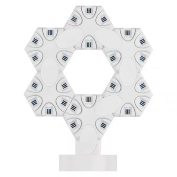 EMOS Stolní LED lampa GoSmart Hexagon 6 dílů vícebarevná/bílá