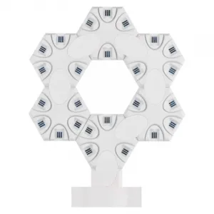 EMOS Stolní LED lampa GoSmart Hexagon 6 dílů vícebarevná/bílá