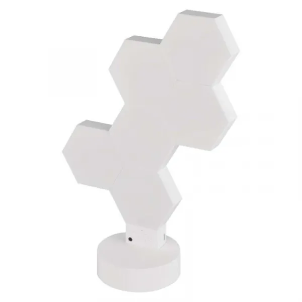 EMOS Stolní LED lampa GoSmart Hexagon 6 dílů vícebarevná/bílá