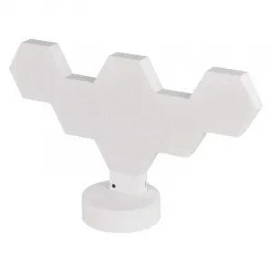 EMOS Stolní LED lampa GoSmart Hexagon 6 dílů vícebarevná/bílá