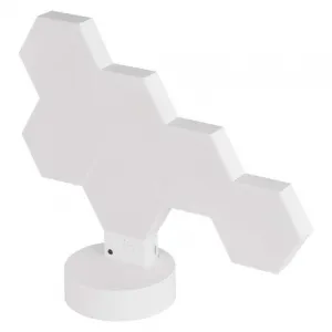 EMOS Stolní LED lampa GoSmart Hexagon 6 dílů vícebarevná/bílá