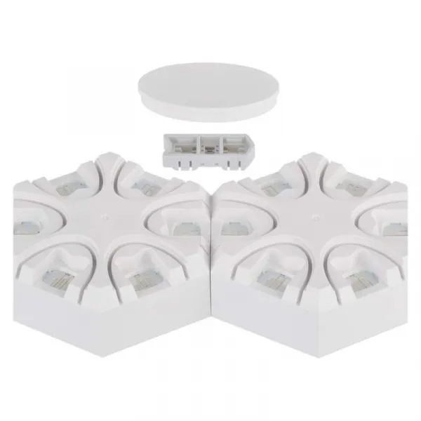 EMOS Stolní LED lampa GoSmart Hexagon 6 dílů vícebarevná/bílá