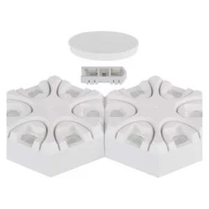 EMOS Stolní LED lampa GoSmart Hexagon 6 dílů vícebarevná/bílá