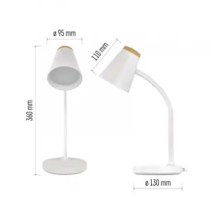 EMOS Stolní LED lampa Tara bílá