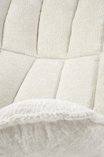 HALMAR Designové otočné křeslo Fofana krémové