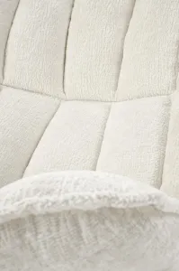 HALMAR Designové otočné křeslo Fofana krémové