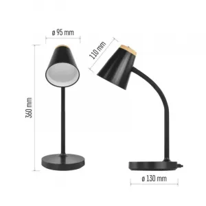 EMOS Stolní LED lampa Tara černá