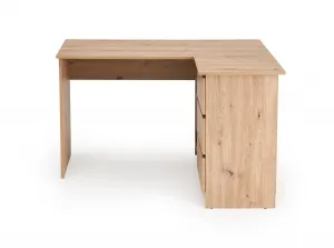 HALMAR Rohový psací stůl Bega dub artisan
