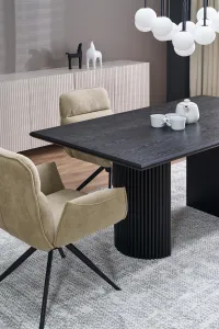 HALMAR Rozkládací jídelní stůl Bolero 160/250 cm dub přírodní/černý