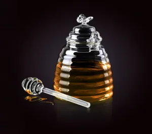 Allesken Sklenice na med BASIC KITCHEN 500 ml transparentní