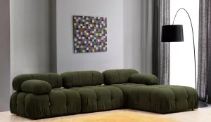 Hanah Home Modul pohovky Bubble zelený levý