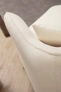 Hanah Home Třímístná pohovka Mentis 288 cm krémová